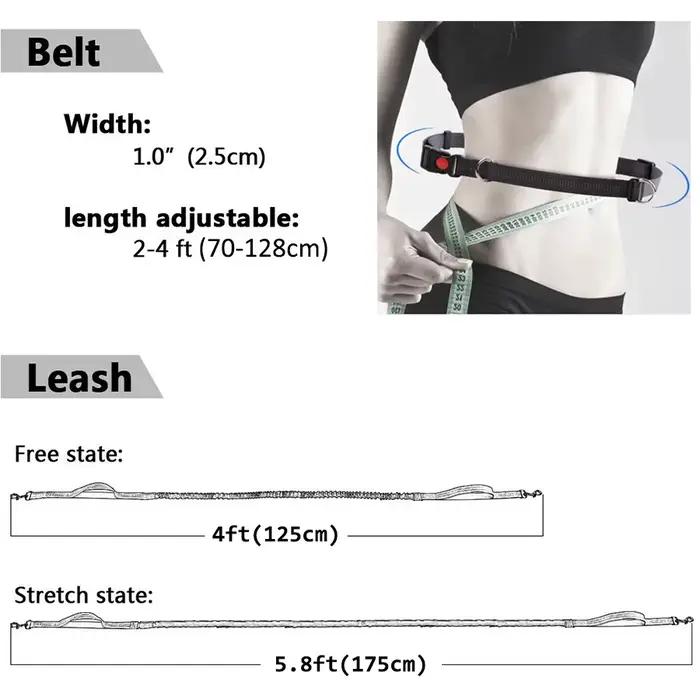 Laisse de chien en nylon élastique durable