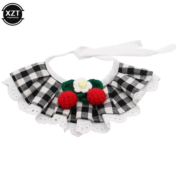 Collier en dentelle pour chien