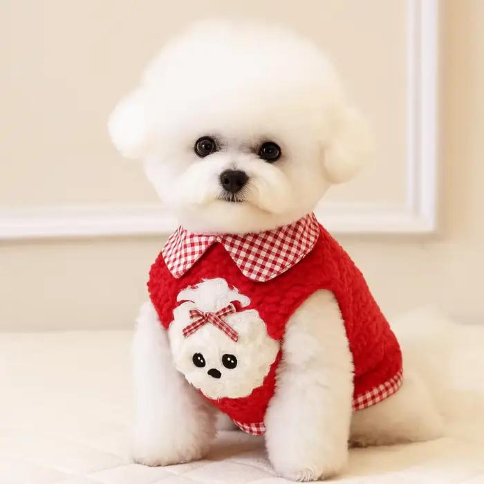 Vêtements d'hiver coupe-vent mignons pour chiens