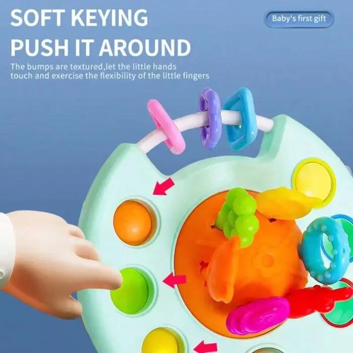 Jouets à tirer en silicone pour le développement des activités