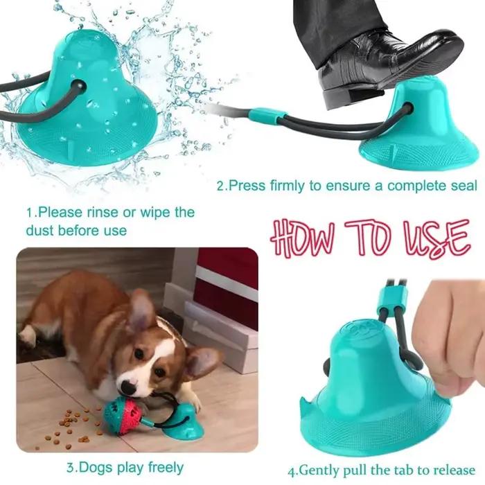 Jouets pour chiens, boule de nourriture qui fuit