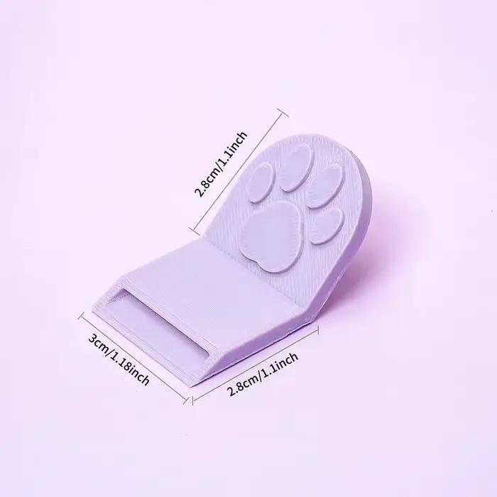 Ouvre-boîte pour nourriture pour animaux de compagnie en forme de patte de chat imprimé en 3D