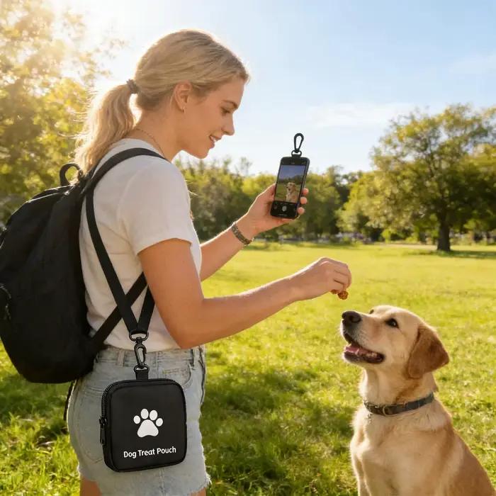 Sac à friandises pour dressage de chien