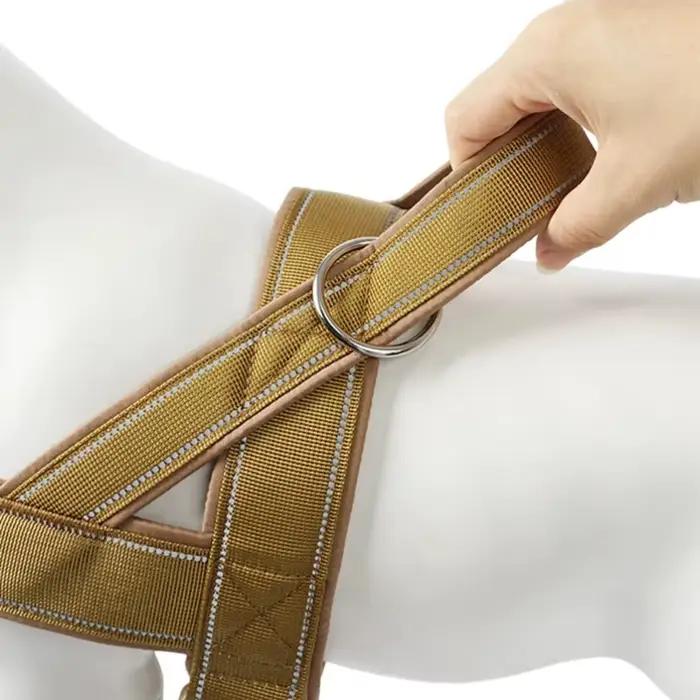 Harnais tactique anti-traction pour chien