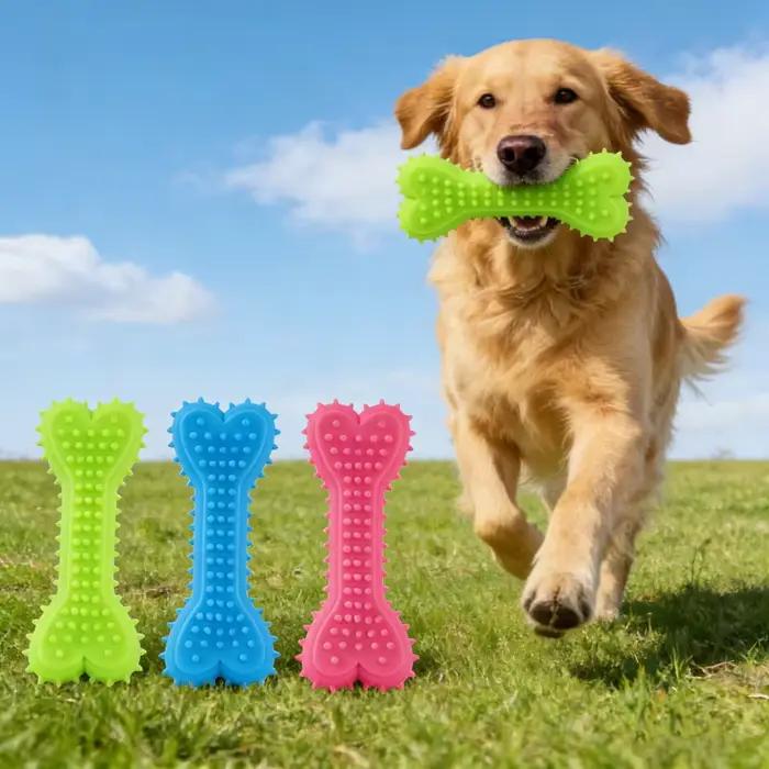 Jouet à mâcher pour chien en caoutchouc de forme mignonne