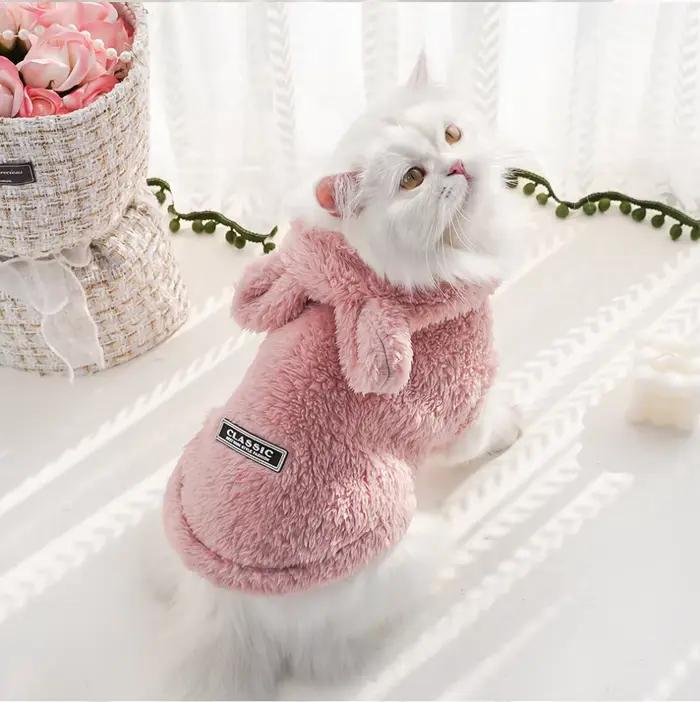 Manteau en polaire doux pour animaux de compagnie