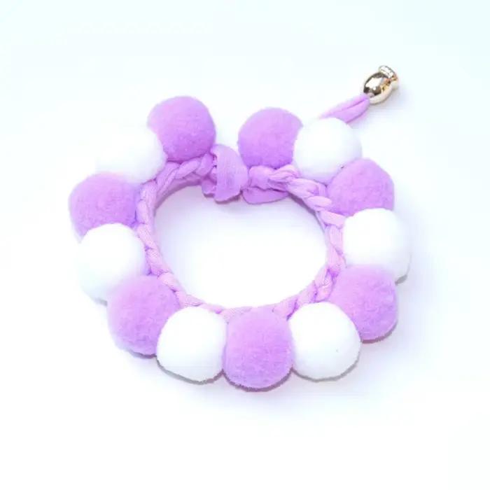 Collier Pom Pom pour animaux de compagnie