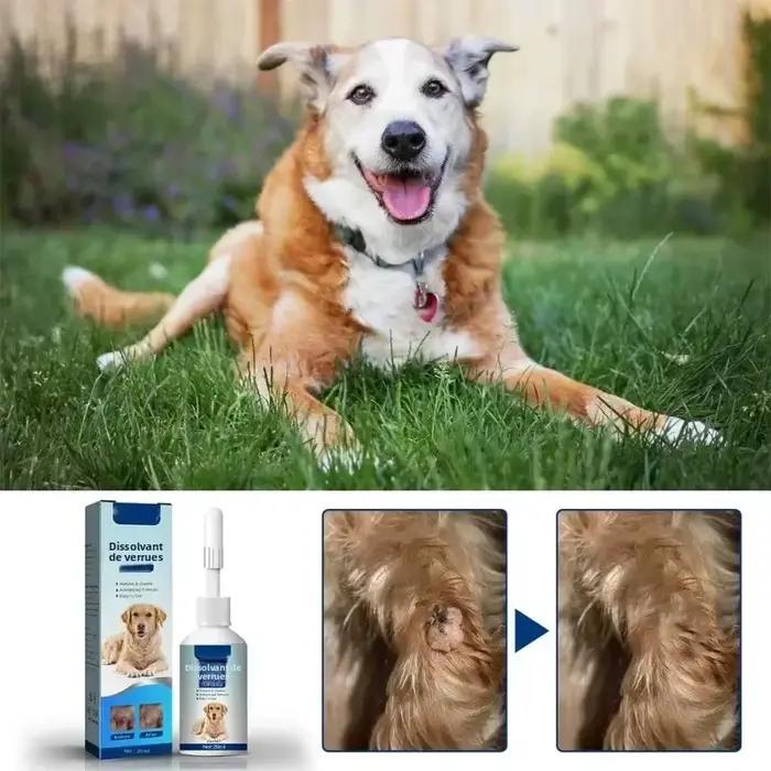 Liquide de soin de la peau pour animaux de compagnie