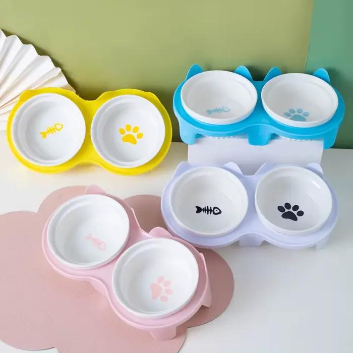 Bol d'alimentation en céramique pour animaux de compagnie