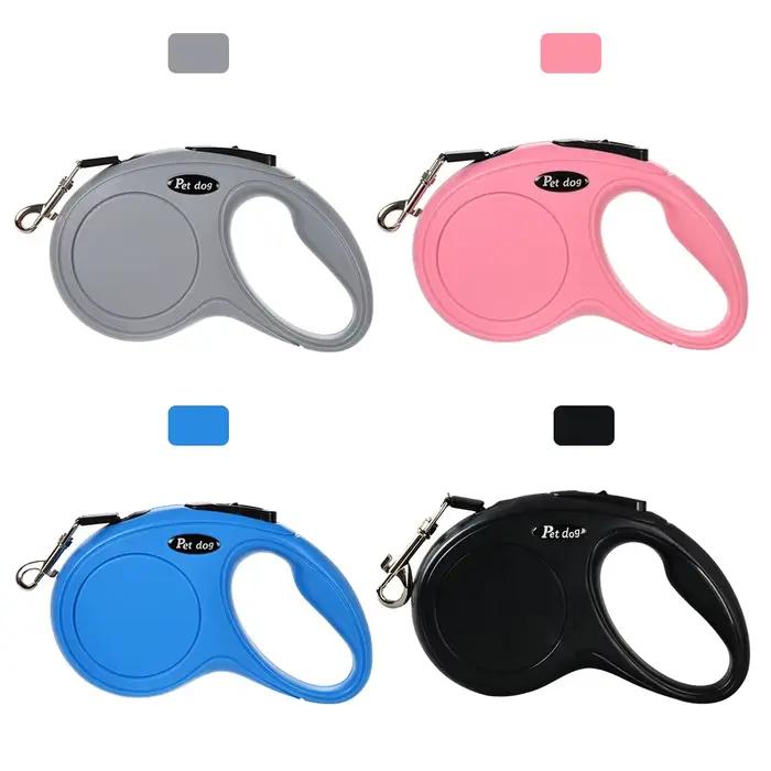 Laisse pour chien de compagnie, 3m 5m, pour chiens et chats de petite et moyenne taille, en nylon résistant, corde rétractable pour chiot, ceinture pour chihuahua, fournitures pour bouledogue français
