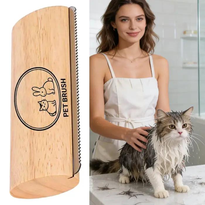 Brosse à poils pour chien antidérapante pour la perte de poils