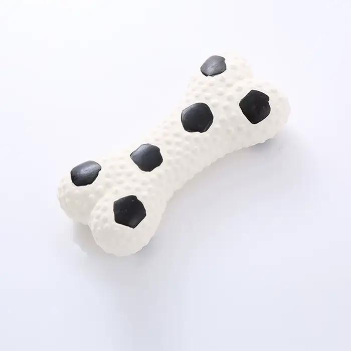 Ensemble de jouets pour chiens : os grinçant et basket-ball