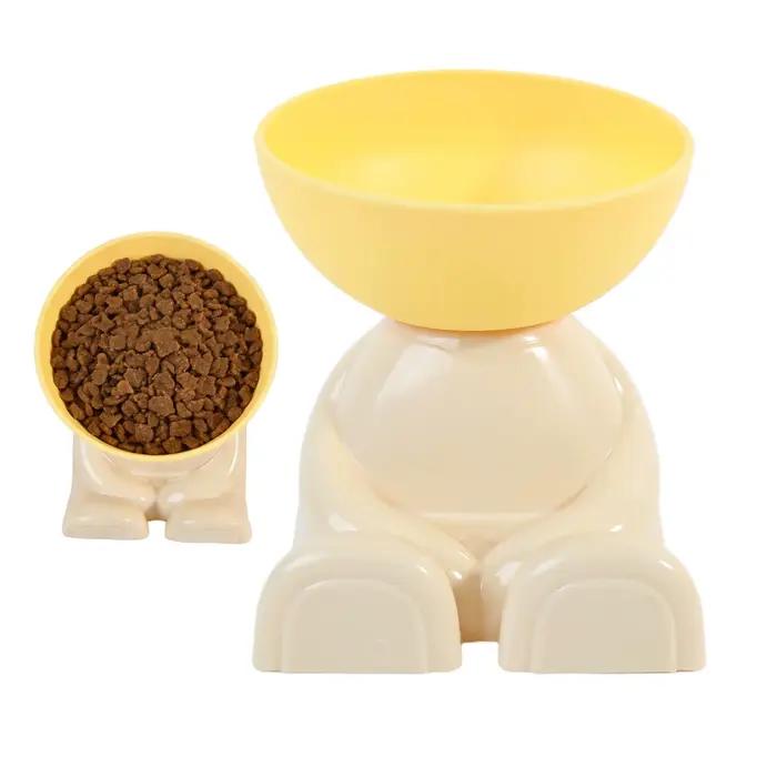 Bols d'alimentation pour chats et chiens, gamelle surélevée antidérapante pour animaux de compagnie, idéale pour la cuisine, les vacances, l'appartement et l'intérieur