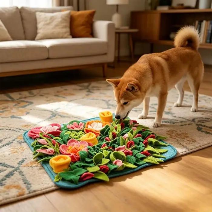 Tapis distribution friandises pour chien