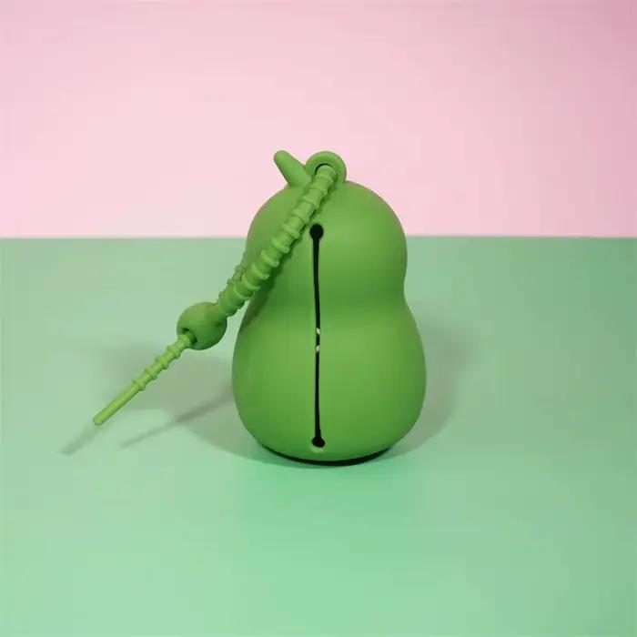 (1 avocat + 1 rouleau de sac poubelle) distributeur de sacs poubelles pour chien en forme d'avocat mignon Scooper