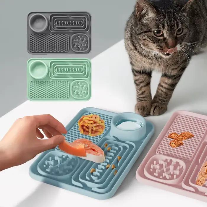 Tapis de repas pour animaux de compagnie