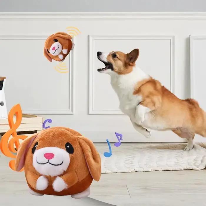Jouet pour chien automatique en peluche