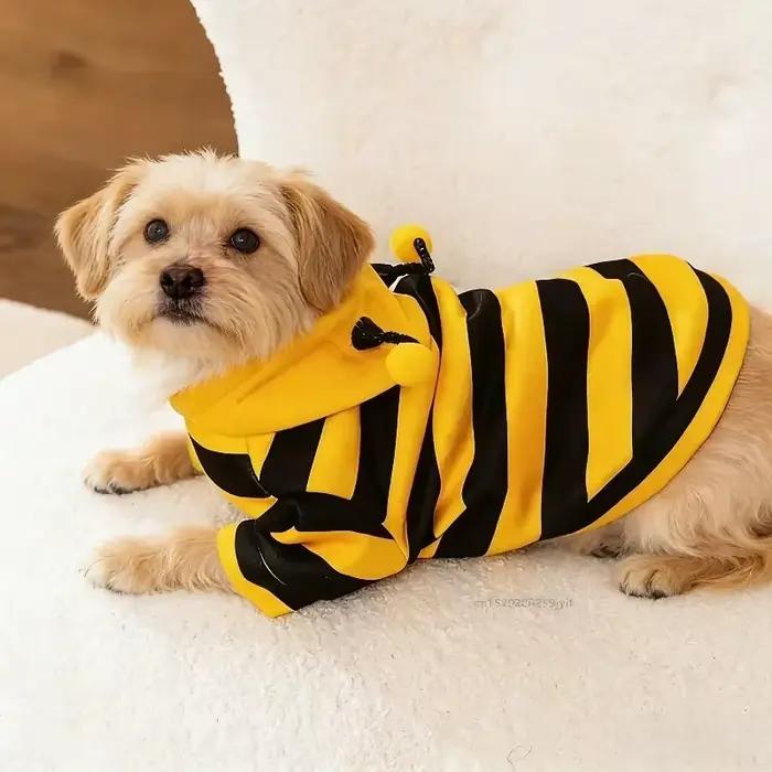 Abeille animal de compagnie chiot manteau vêtements tenue polaire