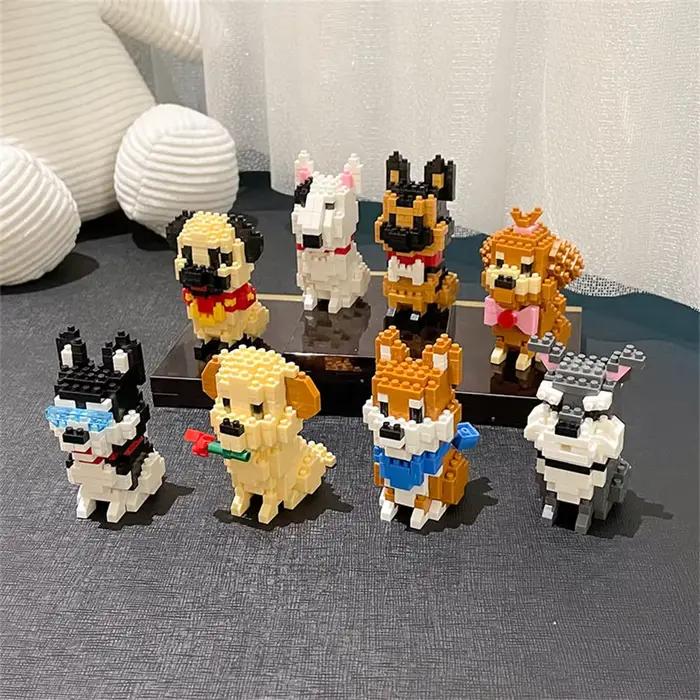Micro mini blocs de construction pour chien de compagnie