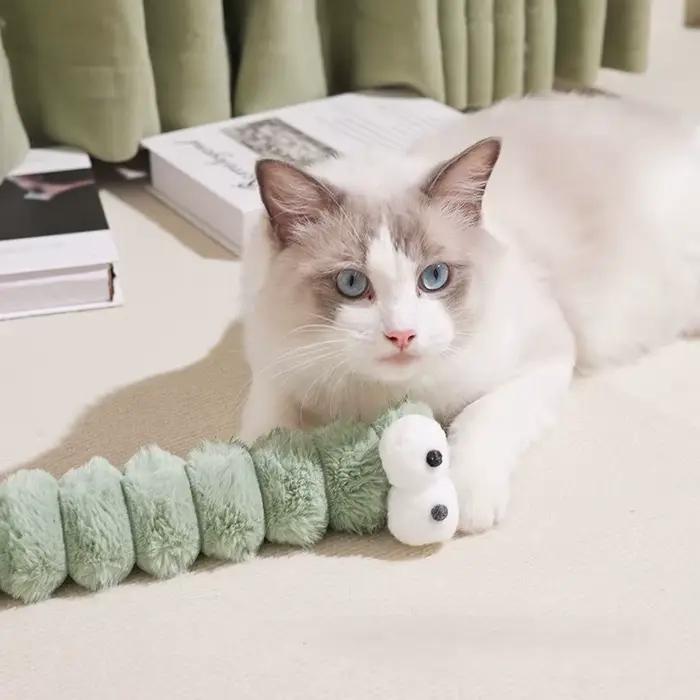 Jouet à mâcher en peluche pour chat