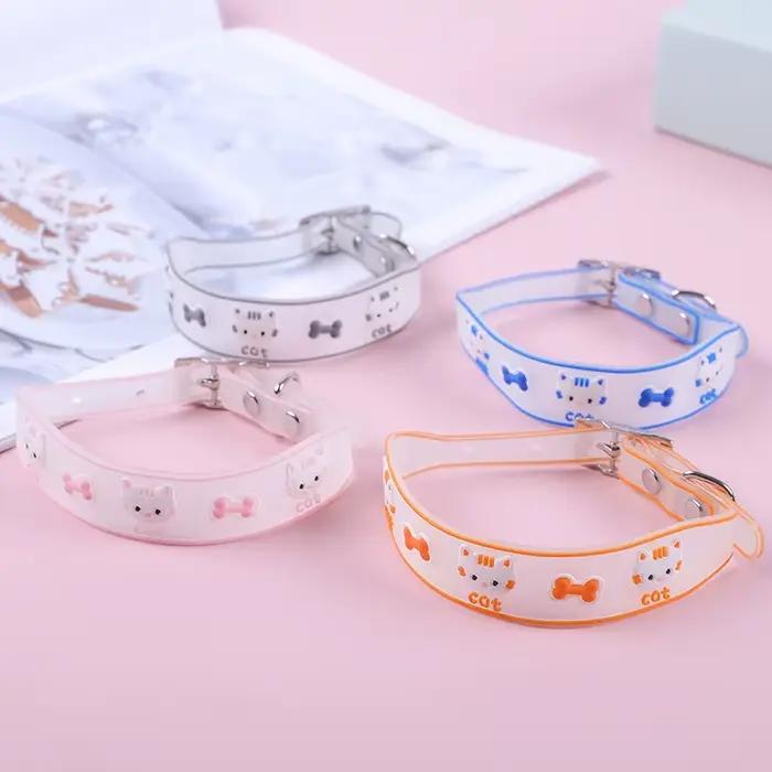 Collier en Silicone Fluorescent pour Chats et Chiens