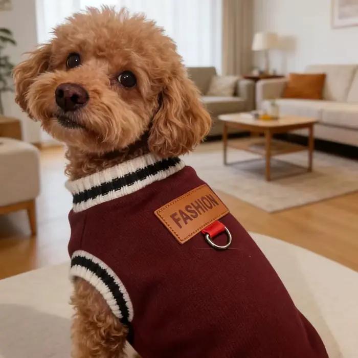 Vêtements en tricot pour chien