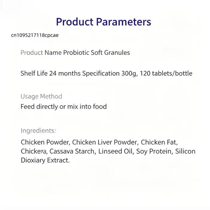 Friandises Probiotiques pour Chiens – Soutien Digestif Saveur Poulet – 120 Bouchées Moelleuses – Complément pour la