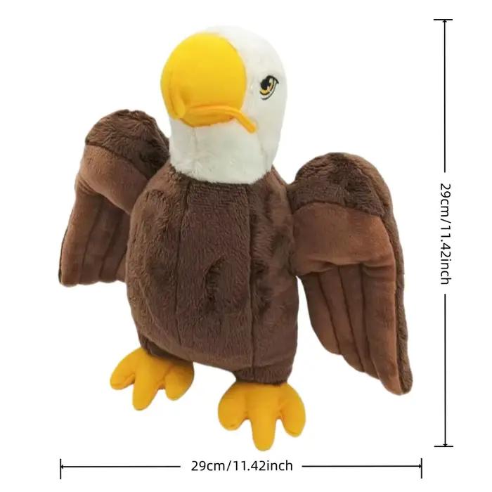 Jouet pour chien en peluche grand aigle chauve