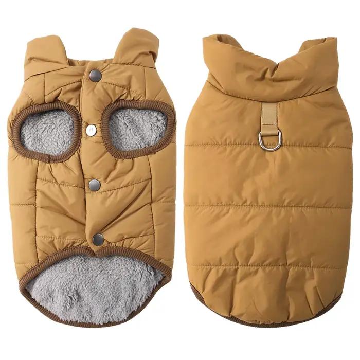 Imperméable à l'eau Chien Manteau D'hiver Polaire Vêtements Pour Petits Chiens Chats Épais Chiot Veste Pour Animaux De Compagnie Gilet Chihuahua Yorkshire Costume Salopette
