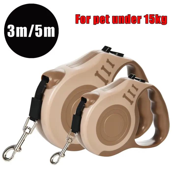 Laisse rétractable automatique durable pour chien et chat