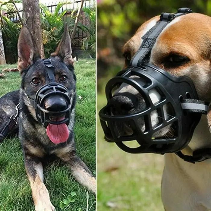 Muselière réglable anti-mordant pour chien
