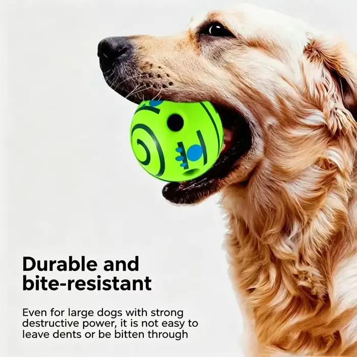 Les jouets sonores pour chiens de taille moyenne et grande sont des objets anti-ennui, et les balles sonores auto-activées pour chiens sont résistantes.
