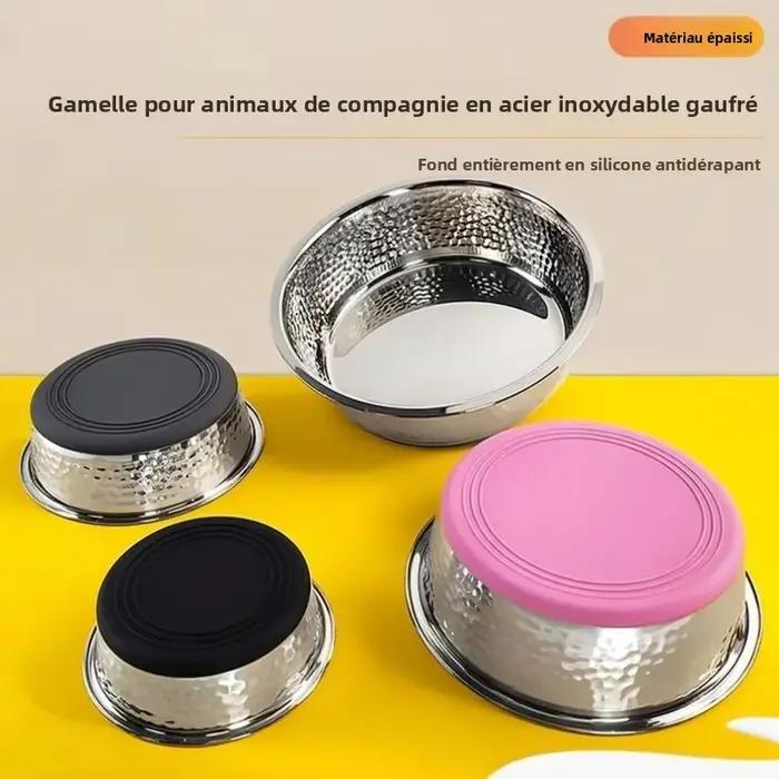 Bol pour chien et chat en acier inoxydable