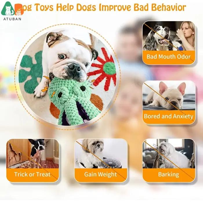 ATUBAN jouets pour chiens grinçants