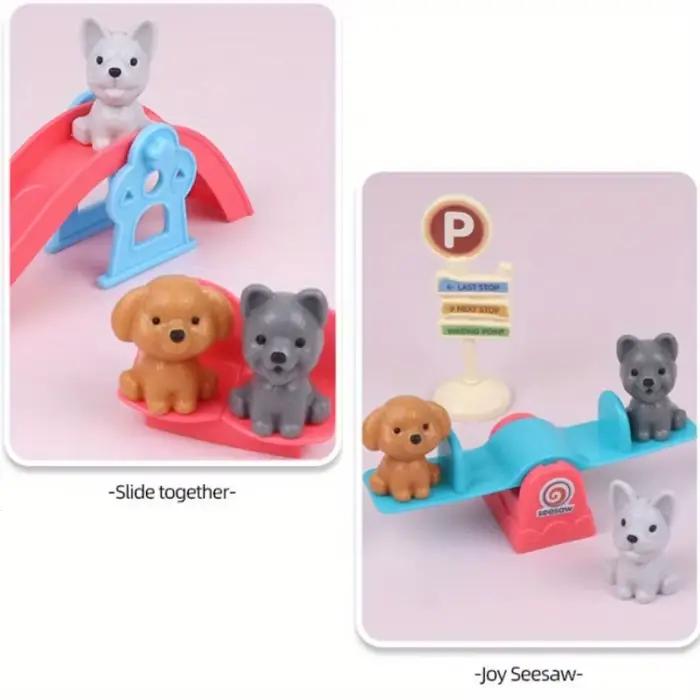 Mignon chien panier pour animaux de compagnie jouets de famille