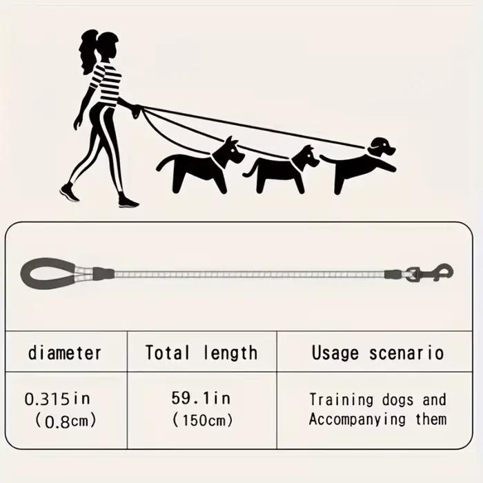 Laisse pour chien, corde de traction pour animaux de compagnie