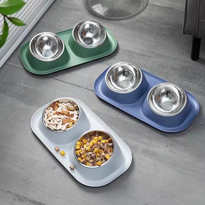 Bol pour animaux de compagnie en acier inoxydable
