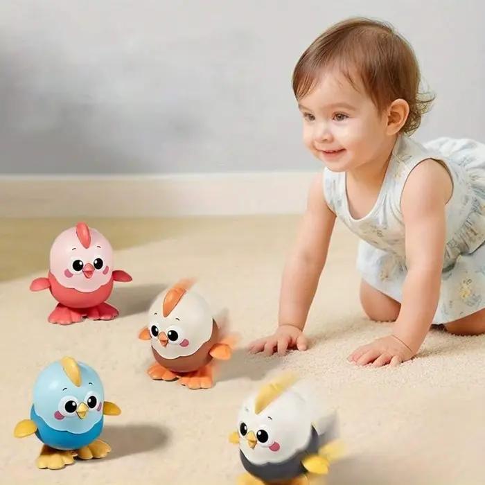Jouet de poulet sautant de dessin animé mécanique
