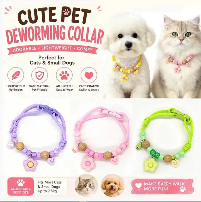 Collier Répulsif Anti-Insectes pour Animaux