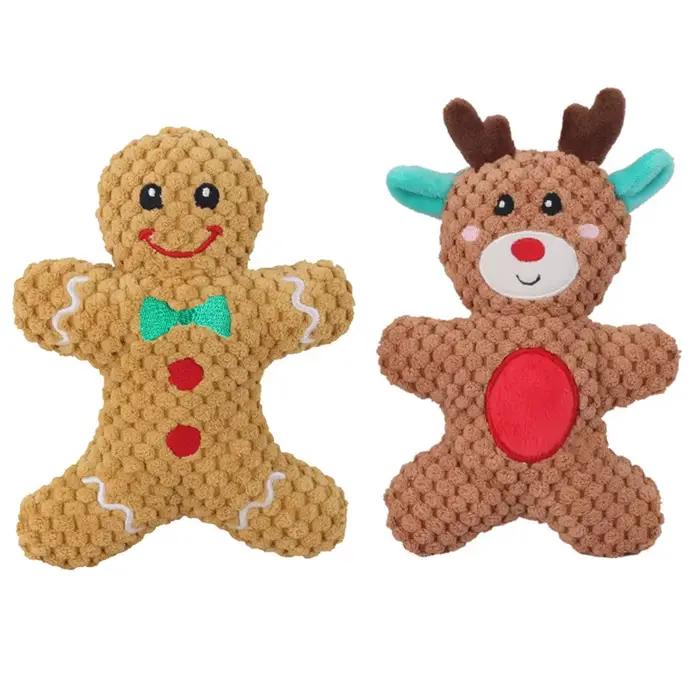 Jouets de noël en peluche pour chiens