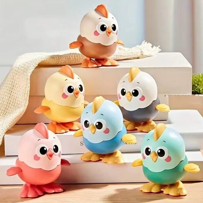 Jouet de poulet sautant de dessin animé mécanique