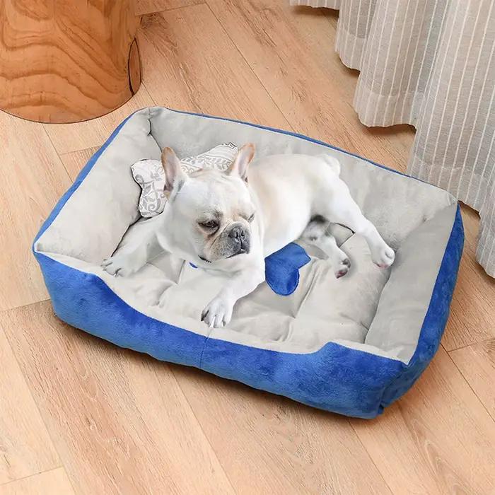Lit chaud et confortable pour animaux de compagnie, fournitures pour animaux de compagnie mobiles, chenil pour petits, moyens et
