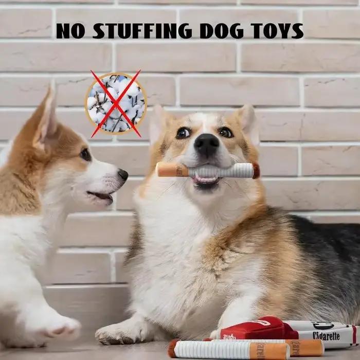 Jouet interactif en peluche pour chien