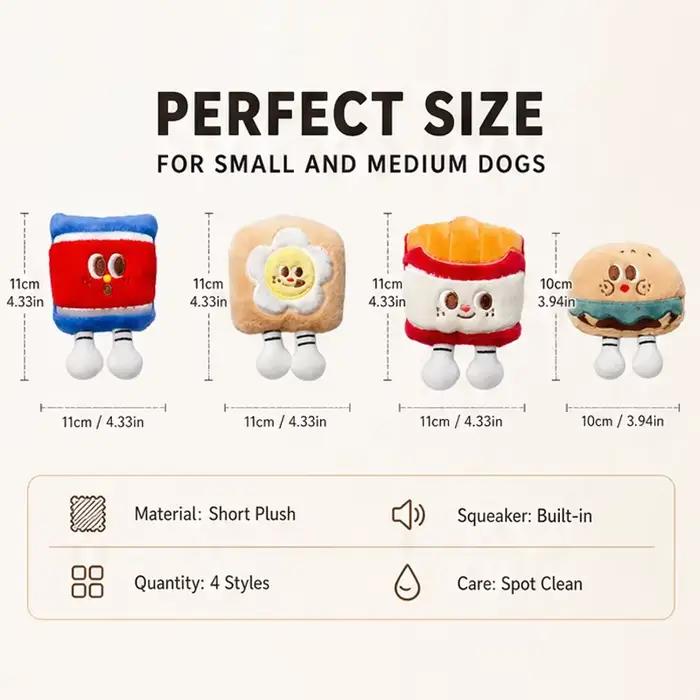 Jouets en peluche couineurs pour chiens