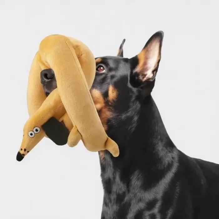 Oreiller Long en peluche pour animaux de compagnie