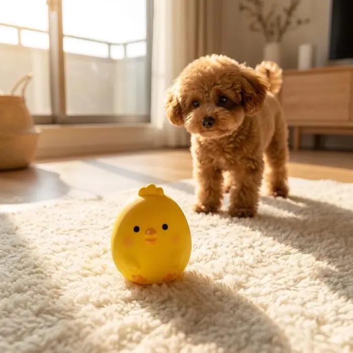 Jouet à mâcher couineur pour petit chien