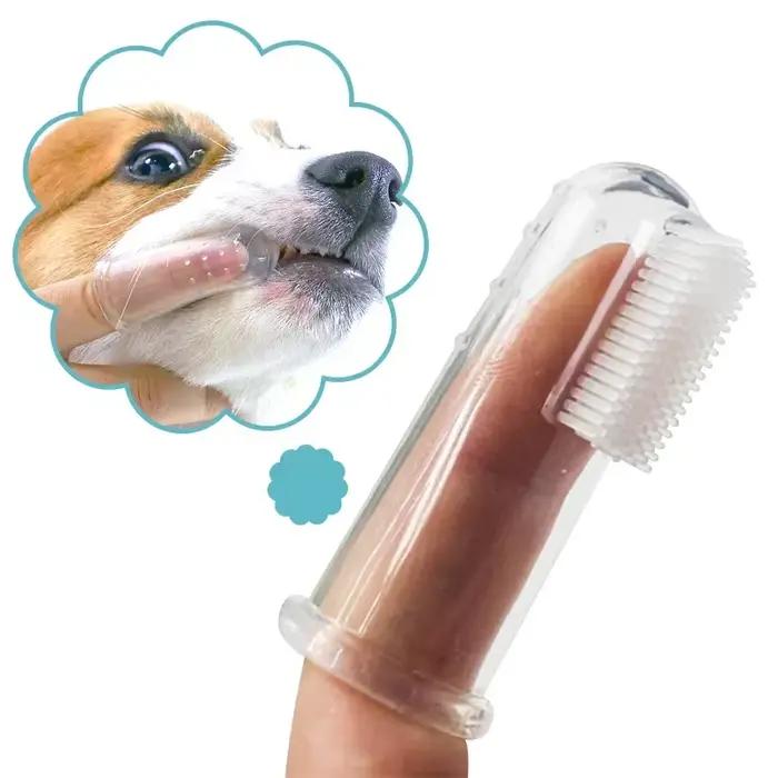 Brosse à dents Super douce pour animaux de compagnie