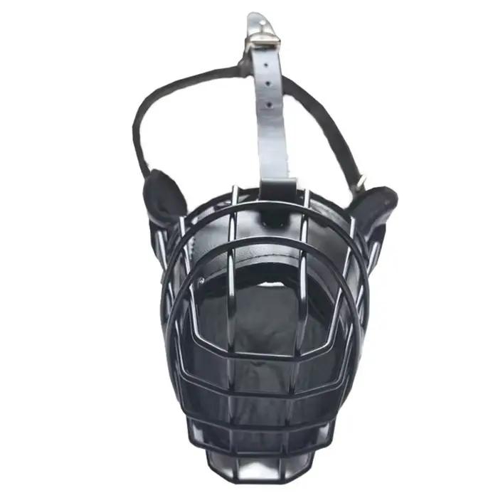 Muselière pour chien Les chiens moyens et grands peuvent ajuster la cage buccale anti-morsure et anti-aboiement non toxique et respirant et ne tombe pas