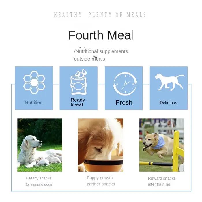 Collations pour animaux de compagnie nourriture pour chien grains de bœuf 430g
