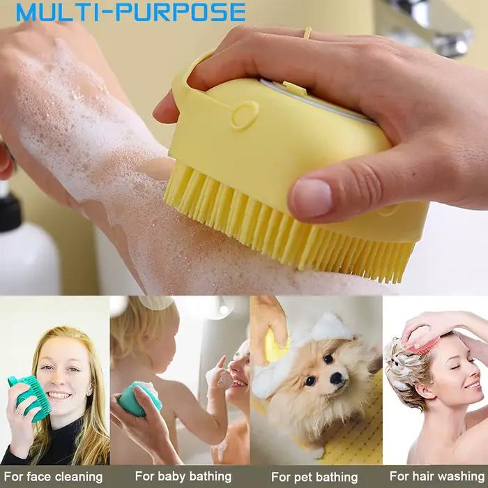Brosse de bain pour chien